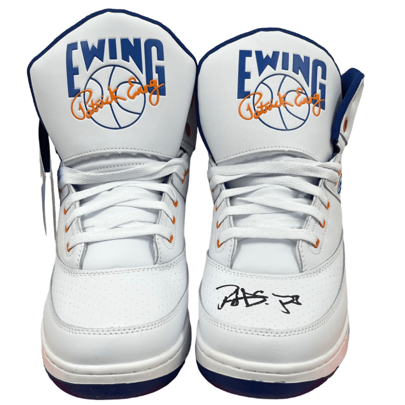 Patrick Ewing Authentic Autographed Sneakers - Prime Time Signatures - Sports