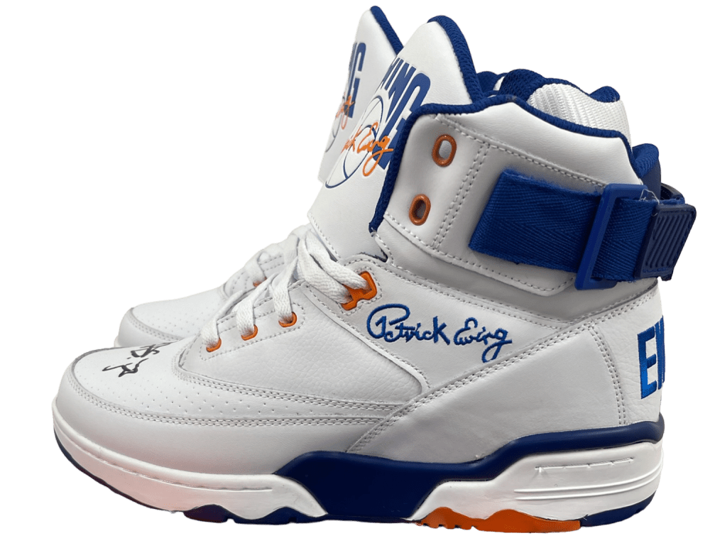 Patrick Ewing Authentic Autographed Sneakers - Prime Time Signatures - Sports