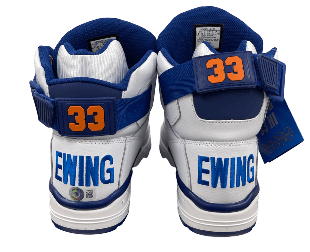 Patrick Ewing Authentic Autographed Sneakers - Prime Time Signatures - Sports