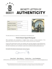 Patrick Stewart Signed 11x14 Photo from X-Men Beckett COA - Detail View
