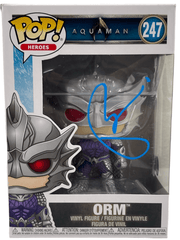 Patrick Wilson Authentic Autographed Orm Aquaman 247 Funko Pop Figure