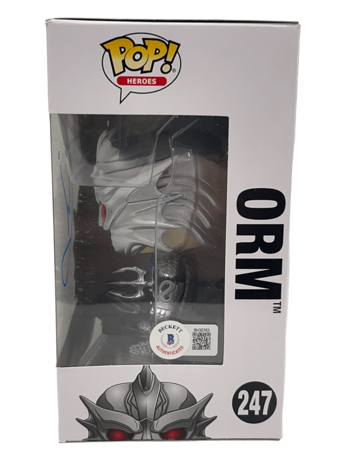 Patrick Wilson Signed Funko from Aquaman Beckett COA - Item #2 - Detail View