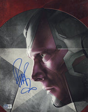 Paul Bettany Signed 11x14 Photo from The Avengers Beckett COA - Item #1