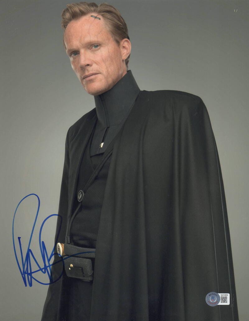 Paul Bettany Signed 11x14 Photo from Star Wars Beckett COA