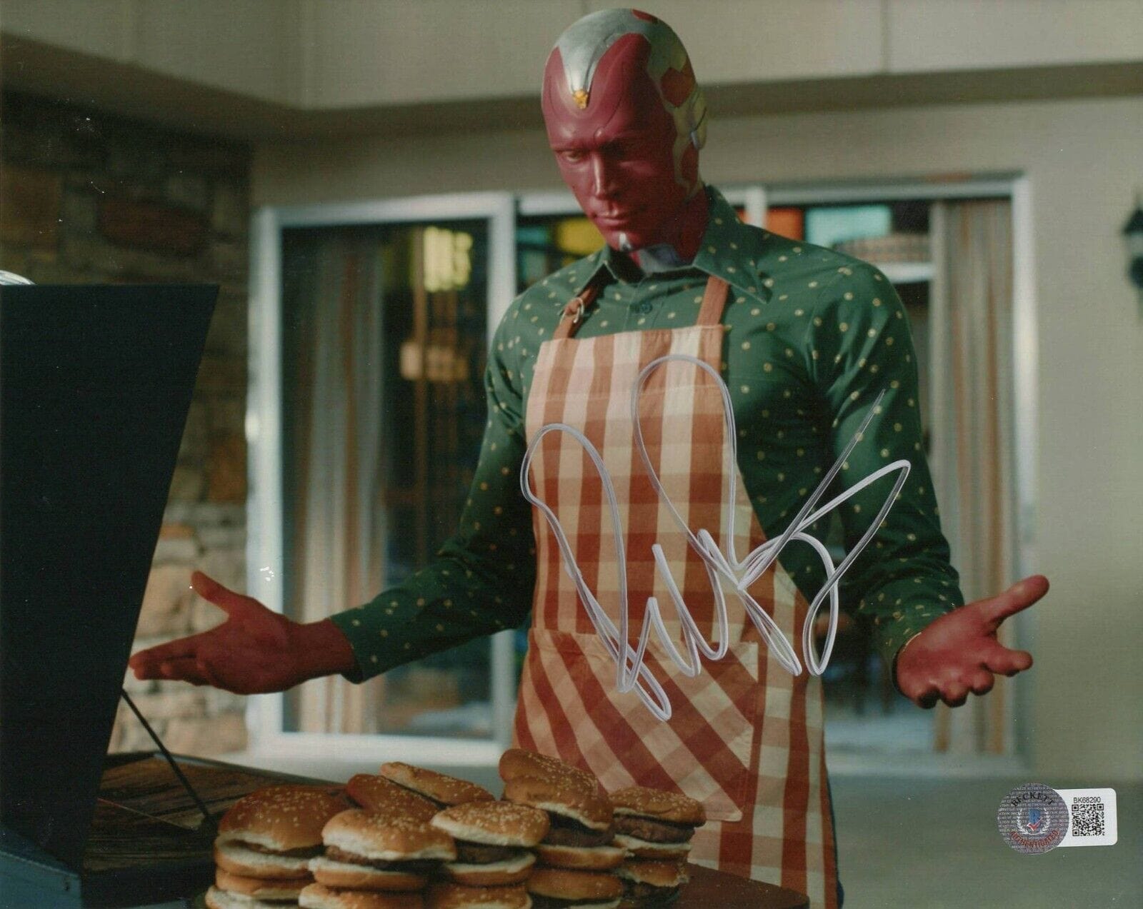 Paul Bettany Signed 8x10 Photo Beckett COA - Item #10