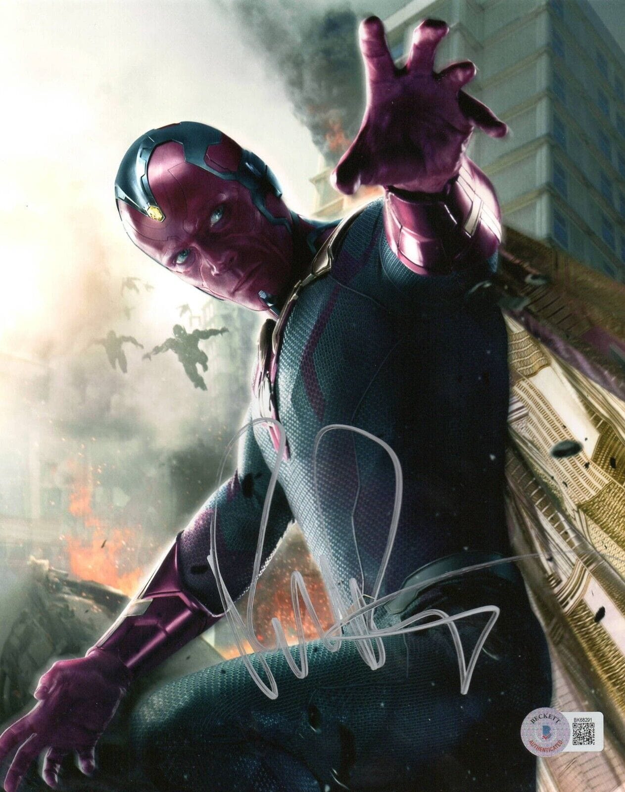 Paul Bettany Signed 8x10 Photo Beckett COA - Item #9