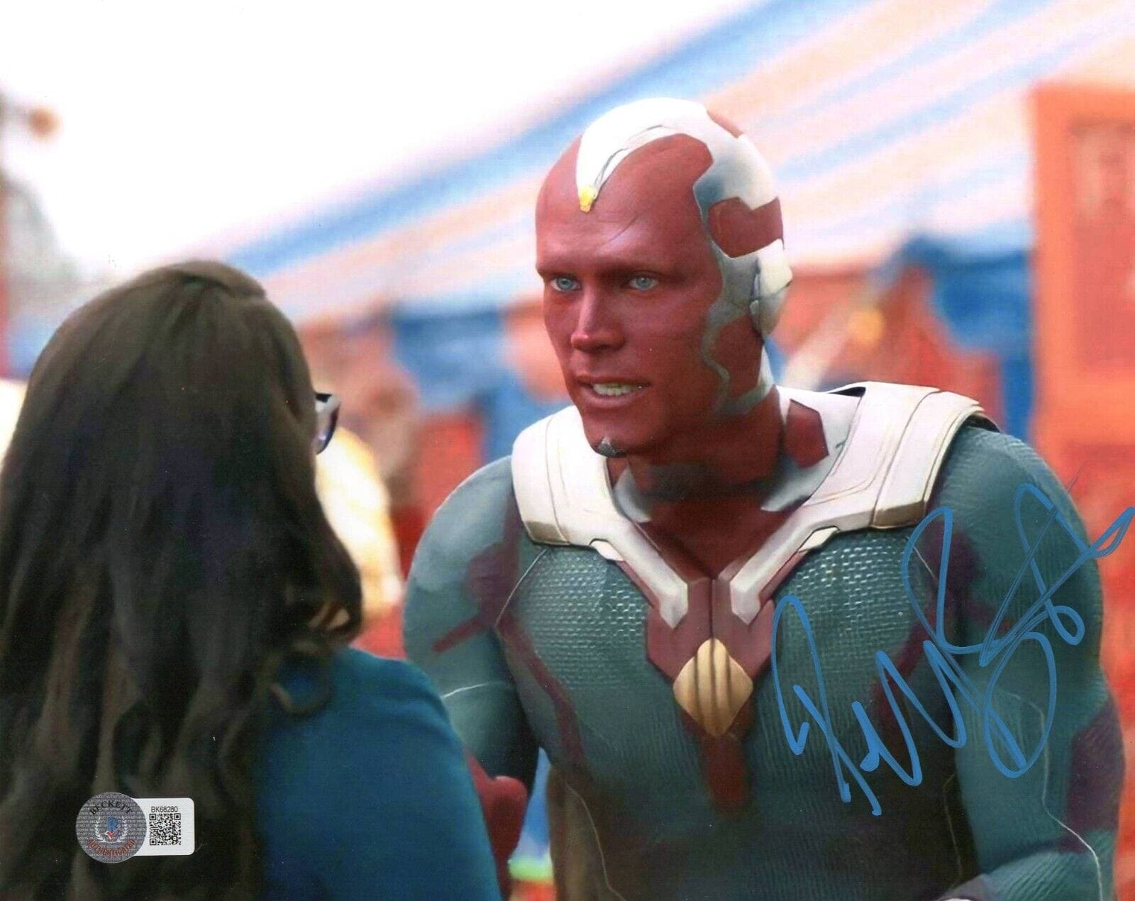 Paul Bettany Signed 8x10 Photo Beckett COA - Item #4