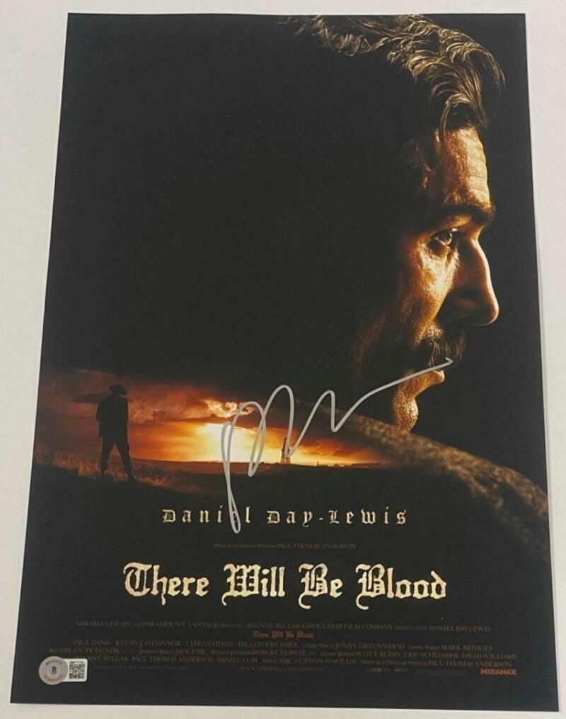 Paul Thomas Anderson Signed 12x18 Photo from There Will Be Blood Beckett COA