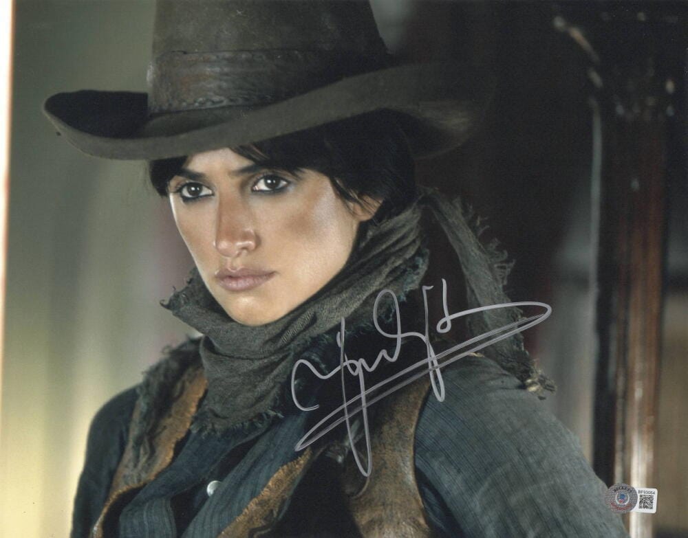 Penelope Cruz Signed 11x14 Photo from Bandidas Beckett COA - Item #3