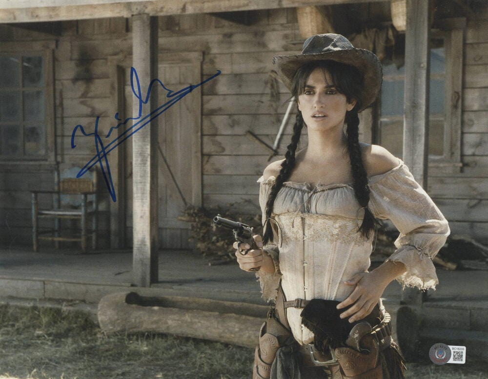 Penelope Cruz Signed 11x14 Photo from Bandidas Beckett COA - Item #1