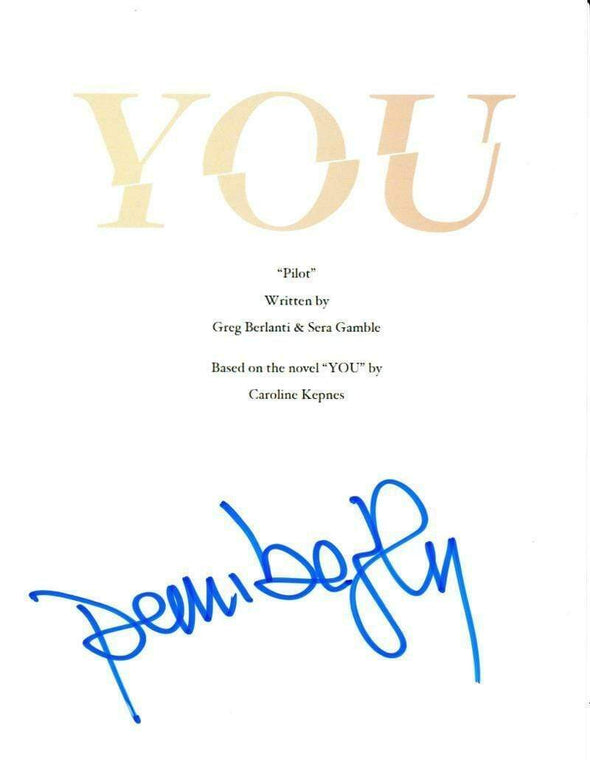 Penn Badgley Authentic Autographed 'You' Pilot Script - Prime Time Signatures - TV & Film