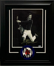 Pete Townshend of The Who Authentic Autographed 11x14 Photo Custom Frame