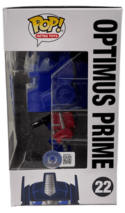 Peter Cullen Signed Funko from Transformers Beckett COA - Detail View