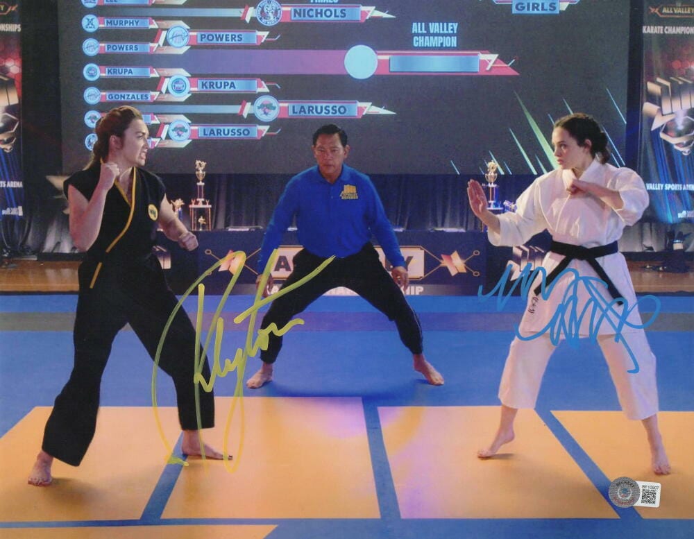 Mary Mouser Signed 11x14 Photo from Cobra Kai Beckett COA - Item #3