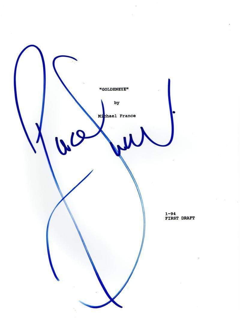 Pierce Brosnan Authentic Autographed 'Golden Eye' Script - Prime Time Signatures - TV & Film