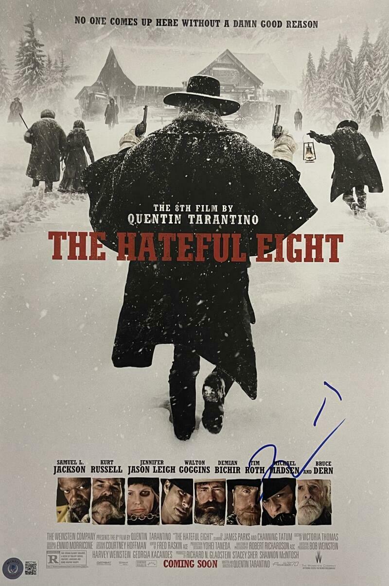 Quentin Tarantino Signed 12x18 Photo from The Hateful Eight Beckett COA