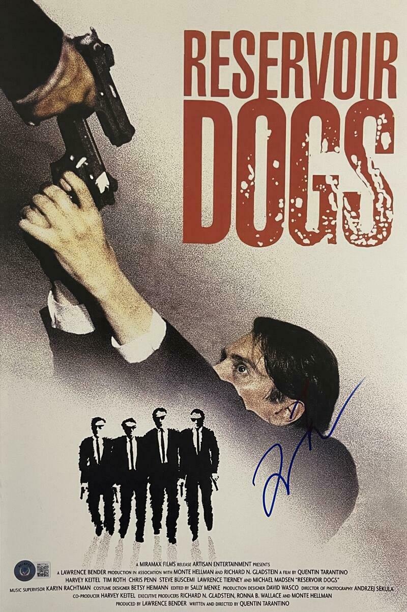 Quentin Tarantino Signed 12x18 Photo from Reservoir Dogs Beckett COA