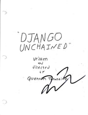 Quentin Tarantino Authentic Autographed 'Django Unchained' Script - Prime Time Signatures - TV & Film