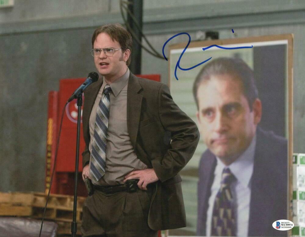 Rainn Wilson Signed 11x14 Photo from The Office Beckett COA - Item #11