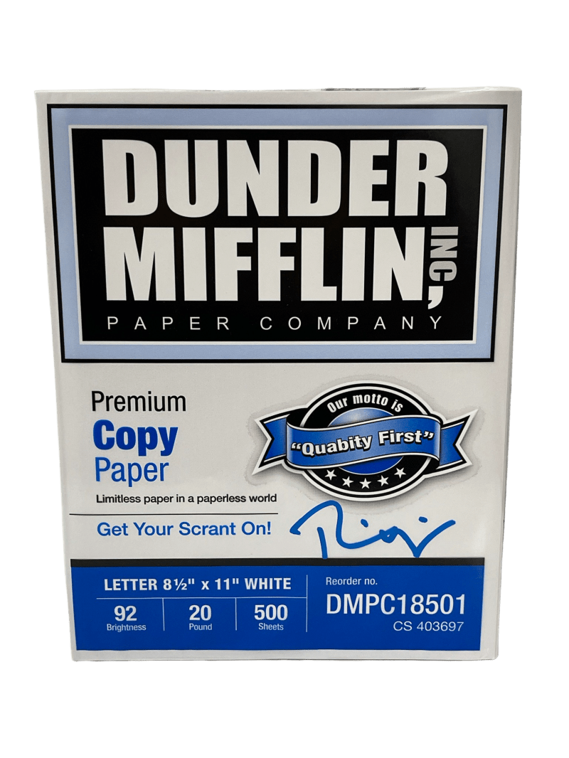 Rainn Wilson Signed Replica Prop from The Office Beckett COA - Item #9