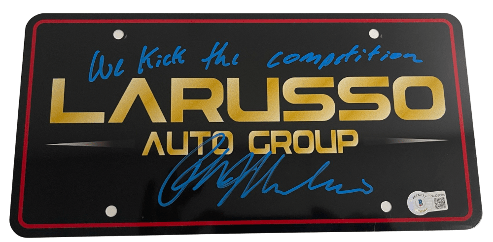 Ralph Macchio Signed License Plate from The Karate Kid Beckett COA - Item #4