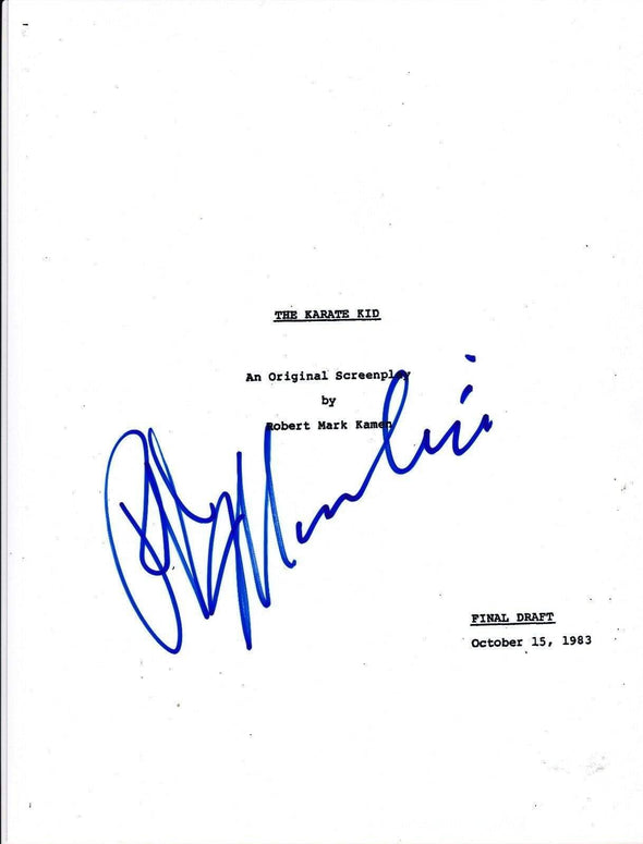 Ralph Macchio Authentic Autographed 'The Karate Kid' Script - Prime Time Signatures - TV & Film