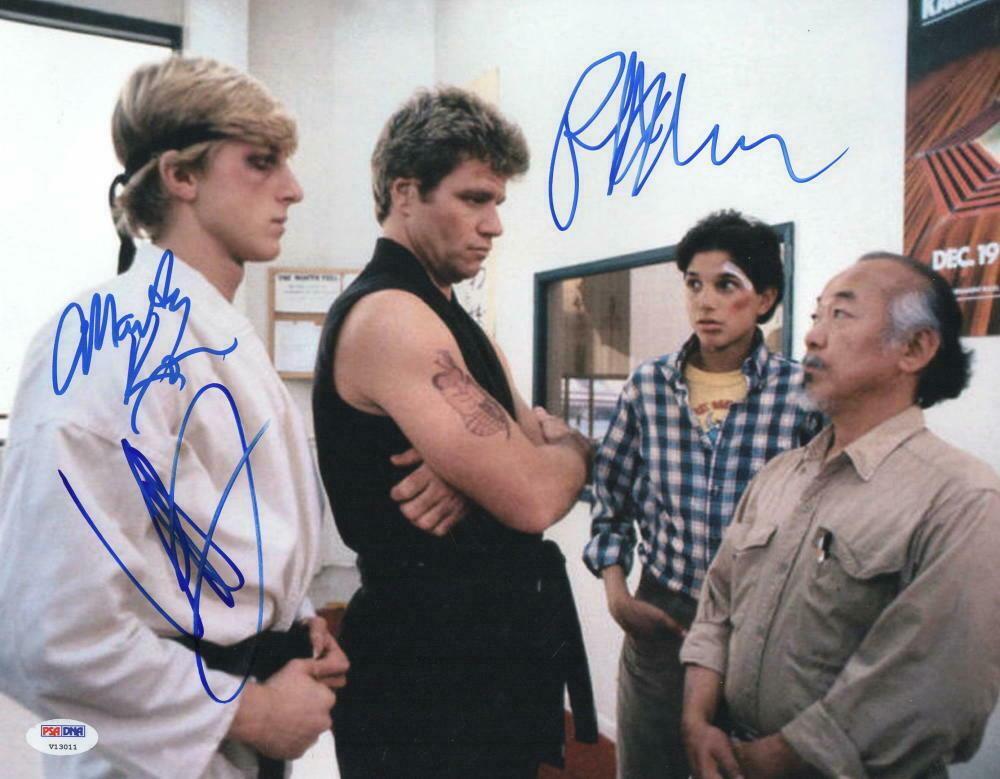 Ralph Macchio, William Zabka & Martin Kove Authentic Autographed 11x14 ...