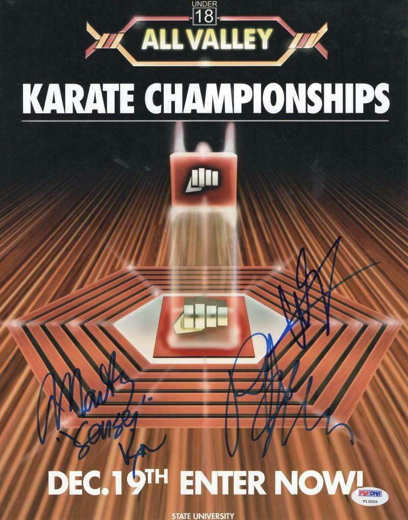 Ralph Macchio, William Zabka & Martin Kove Authentic Autographed 11x14 Photo - Prime Time Signatures - TV & Film