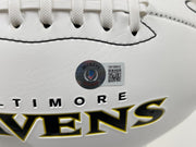 Ray Lewis Signed NFL Football Beckett COA - Item #2 - Detail View