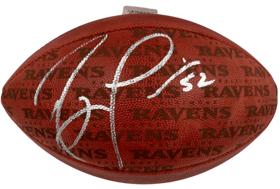 Ray Lewis Signed NFL Football Beckett COA - Item #1