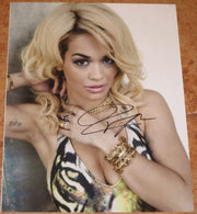 Rita Ora Authentic Autographed 11x14 Photo - Prime Time Signatures - Music