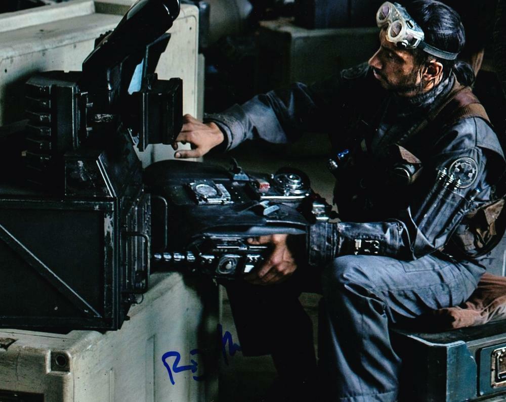 Riz Ahmed Signed 8x10 Photo from Star Wars Certified Authentic - Item #3