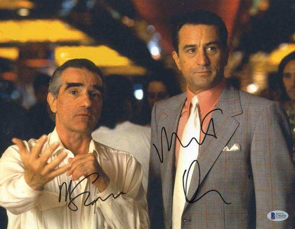 Robert De Niro & Martin Scorsese Authentic Autographed 11x14 Photo - Prime Time Signatures - TV & Film
