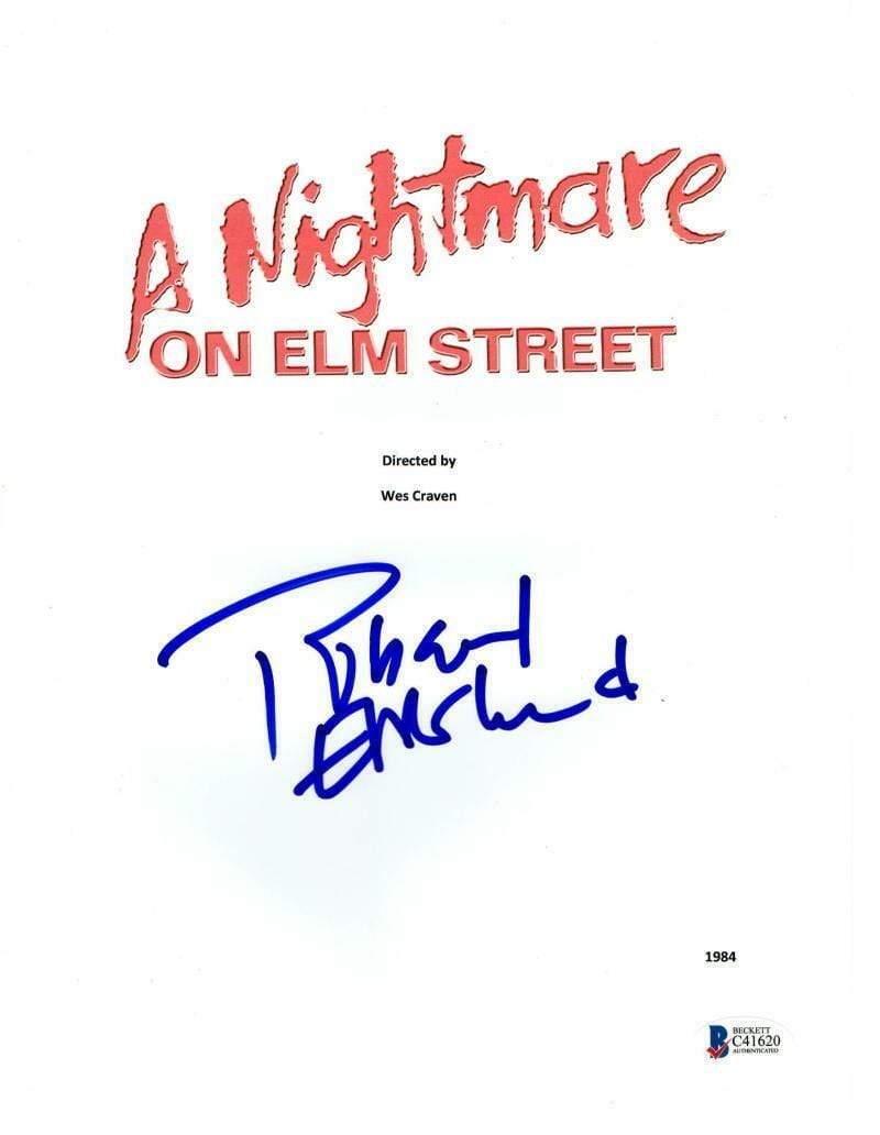 Robert Englund Authentic Autographed 'A Nightmare on Elm Street' Script - Prime Time Signatures - TV & Film