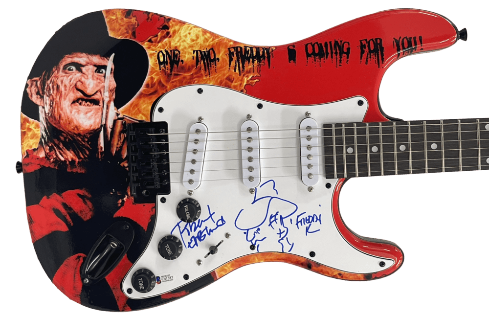 Robert Englund Authentic Autographed Full Size Electric Guitar