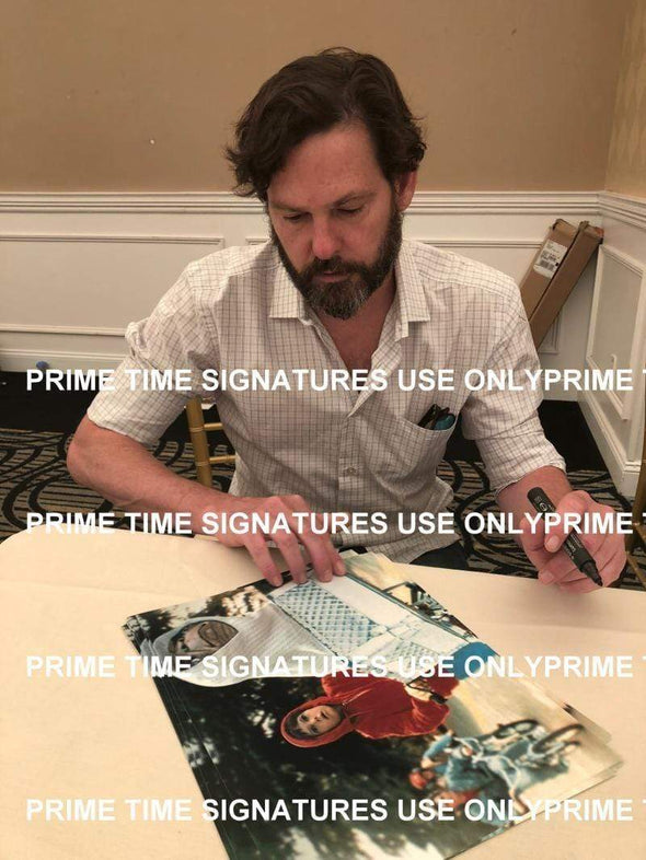 Robert MacNaughton, Drew Barrymore, Henry Thomas Authentic Autographed 11x14 Photo - Prime Time Signatures - TV & Film