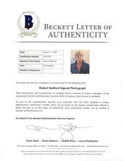 Robert Redford Signed 8x10 Photo Beckett COA - Detail View