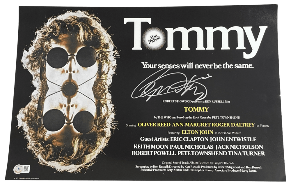 Roger Daltrey of The Who Signed 12x18 Photo Beckett COA - Item #1