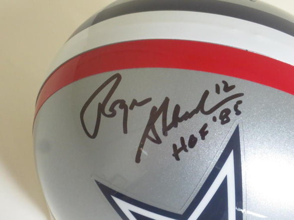 Roger Staubach Authentic Autographed Full Size Throwback Dallas Cowboys Helmet - Prime Time Signatures - Sports