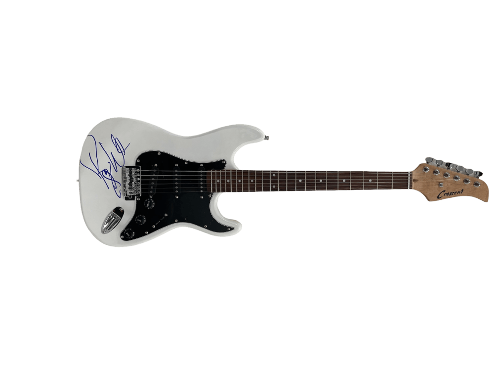 Roger Waters of Pink Floyd Signed Guitar Beckett COA - Item #2 - Detail View