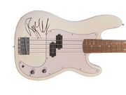 Roger Waters of Pink Floyd Authentic Autographed Full Size Electric White Bass Guitar - Prime Time Signatures - Music