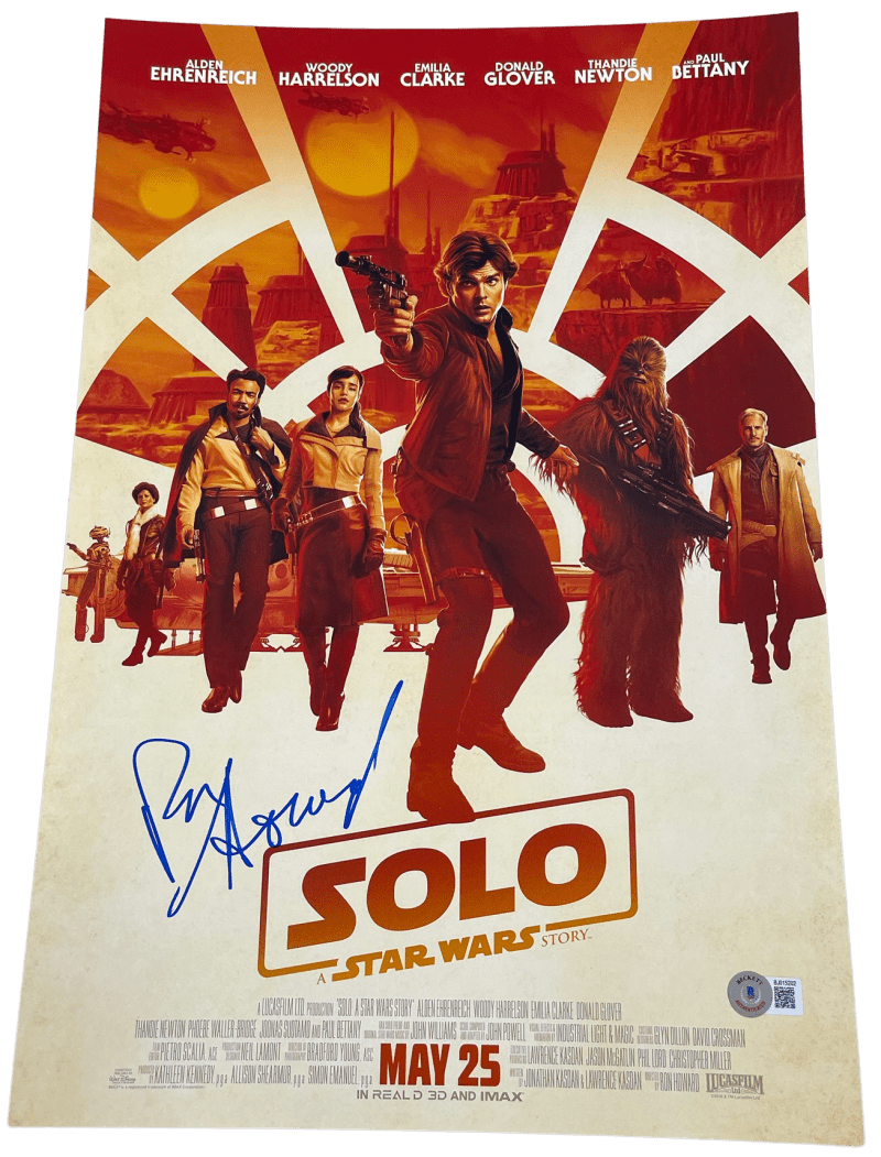 Ron Howard Signed 12x18 Photo from Star Wars Beckett COA