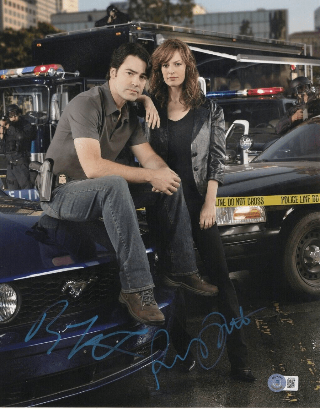 Ron Livingston & Rosemarie DeWitt Authentic Autographed 11x14 Photo #2