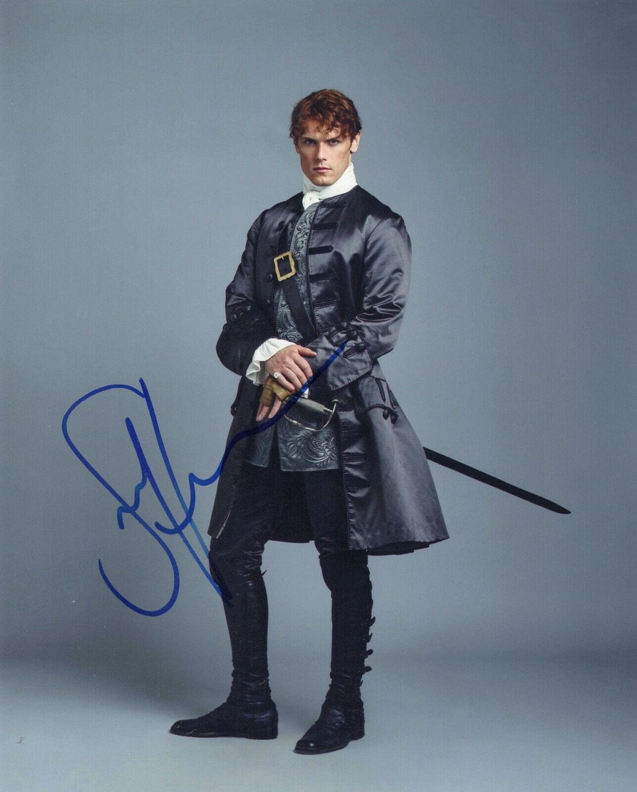 Sam Heughan Signed 8x10 Photo from Outlander Certified Authentic - Item #4