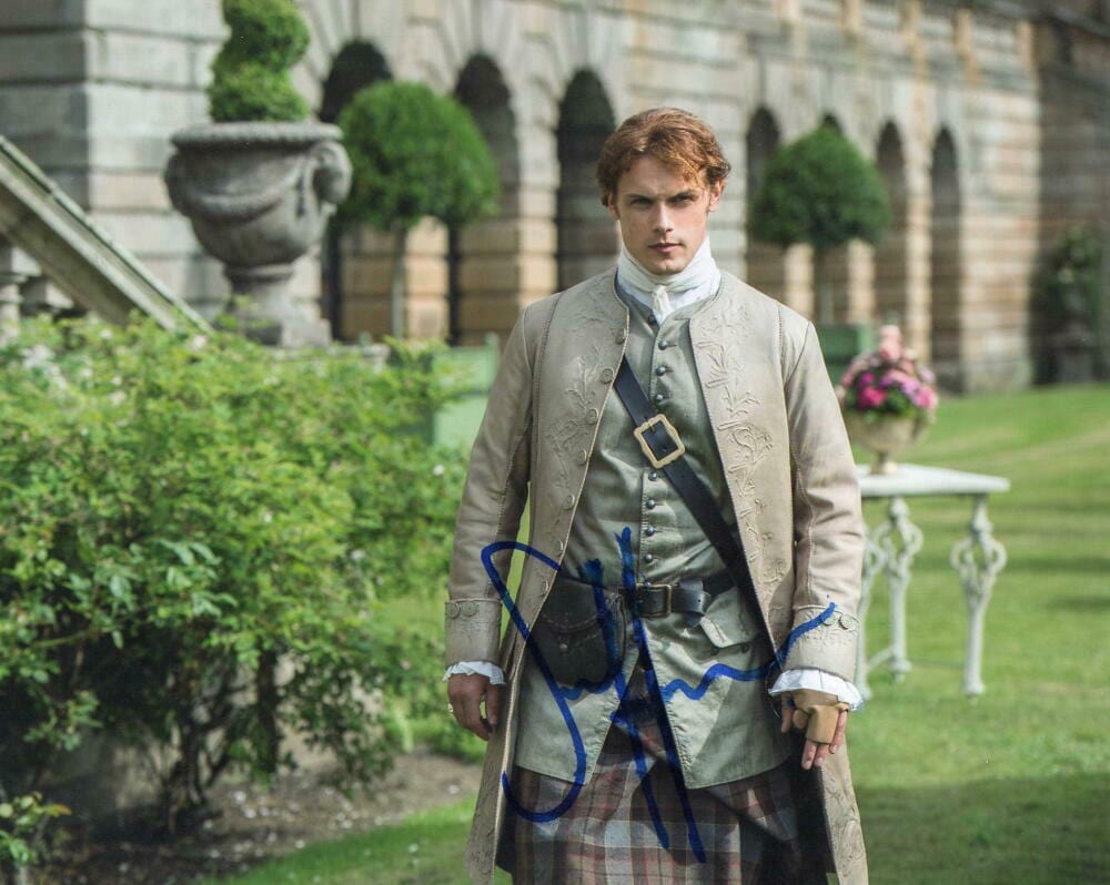 Sam Heughan Signed 8x10 Photo from Outlander Certified Authentic - Item #2