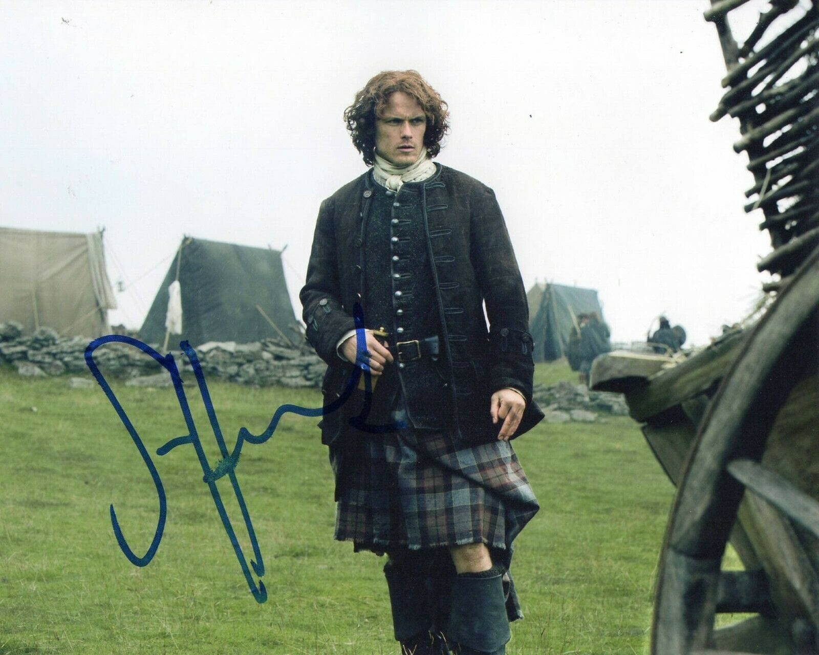 Sam Heughan Signed 8x10 Photo from Outlander Certified Authentic - Item #1