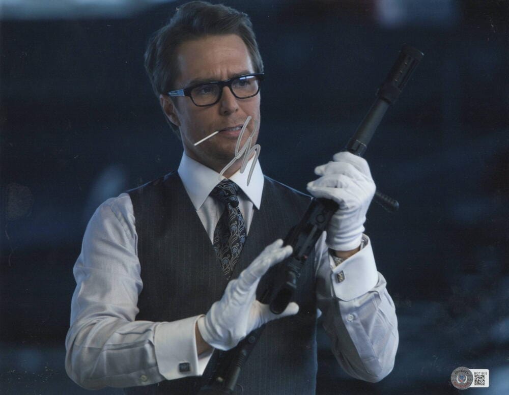 Sam Rockwell Signed 11x14 Photo from Iron Man Beckett COA - Item #4