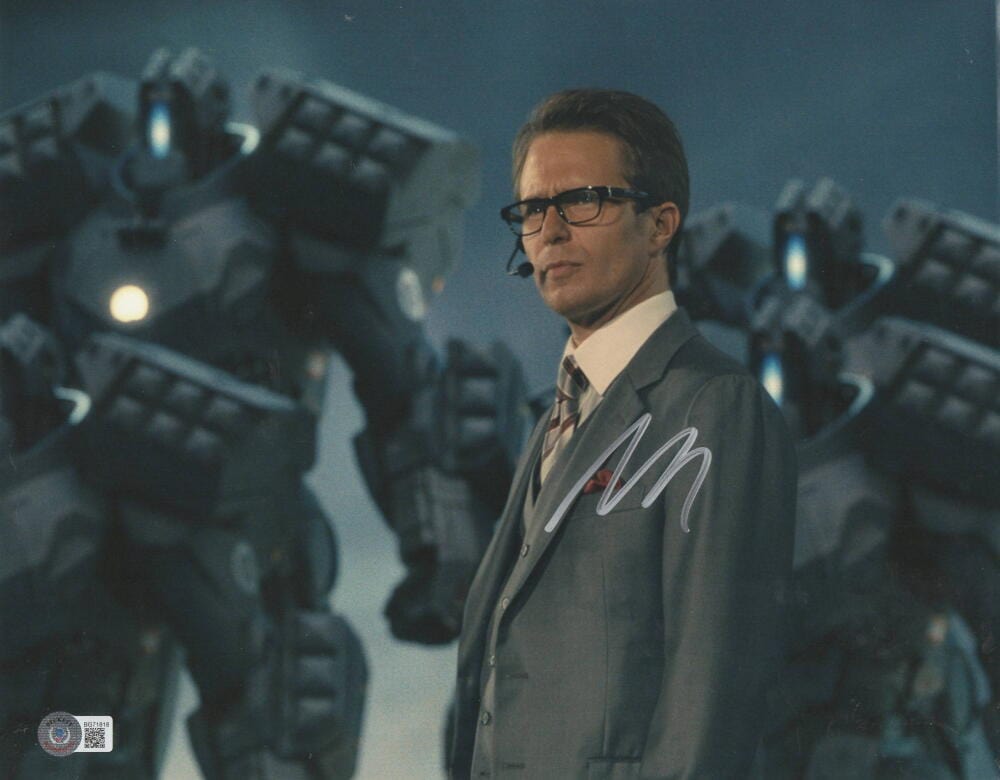 Sam Rockwell Signed 11x14 Photo from Iron Man Beckett COA - Item #3