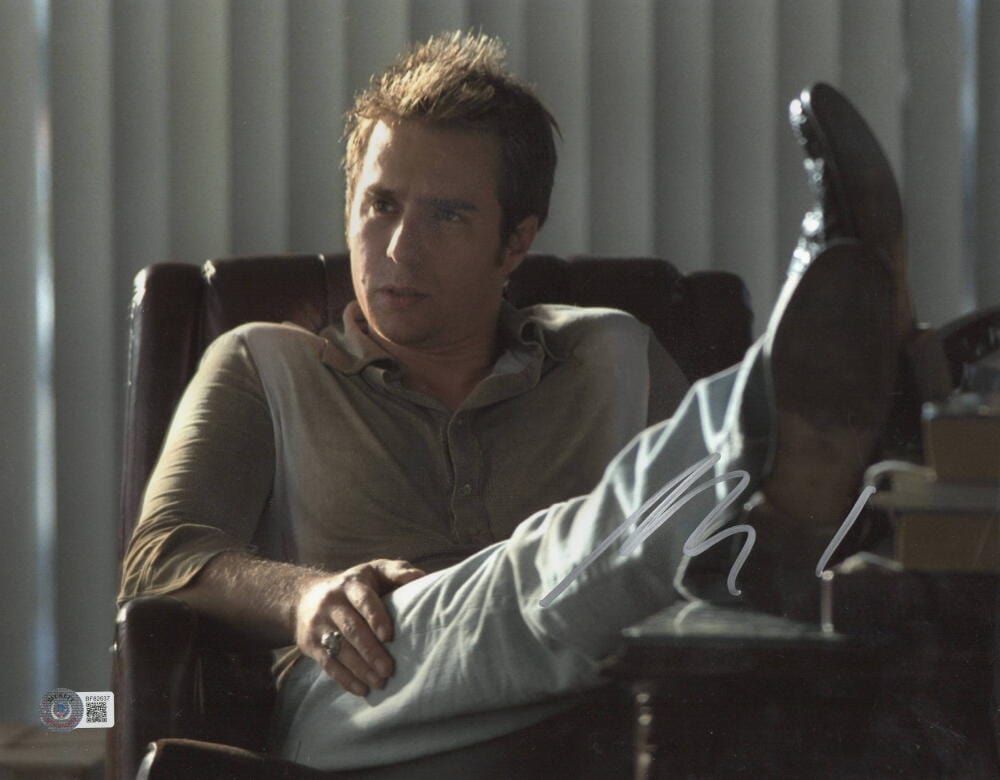 Sam Rockwell Signed 11x14 Photo from Mr. Right Beckett COA