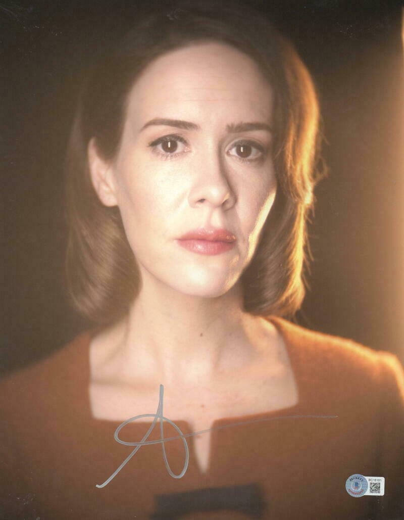 Sarah Paulson Signed 11x14 Photo from American Horror Story Beckett COA - Item #12